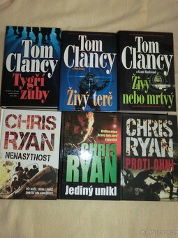 7 x Leif G. W. Persson , Robert Karjel,Chris Ryan,Tom Clancy - 4
