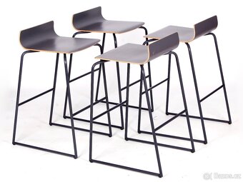 Barové židle, barovky  značky SITAG, pěkný stav, 7 kusů. - 4