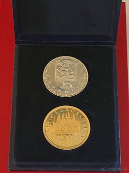 Zlato / sběratelskou sadu Čechoslovakia 1969 - 4