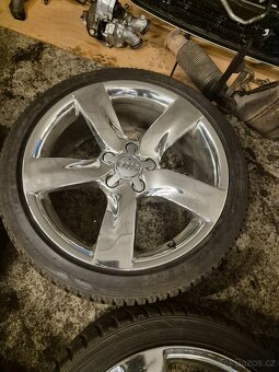 Orig.chromove alu Audi 5x112R18"Et-48 - 4