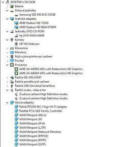 HP ProBook 455 G1,Win 10,SSD 250GB,RAM 8GB,15.6 palců - 4