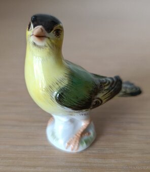 Porcelánová soška kohout Meissen - 4