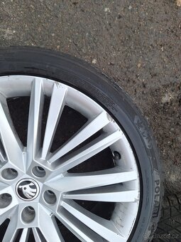 Prodám origo alu kola skoda superb III Canopus 5x112 r19 - 4