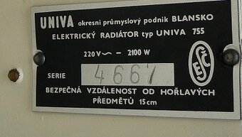 Elektrický Radiátor - kamna - 4