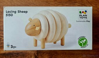 Montessori (edukativní) ovečka-NOVÁ,původní balení(PLAN TOYS - 4