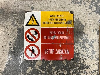 Smaltované cedule - 4