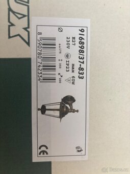 Venkovní osvětlení nástěnné lucerna s patinou - 4