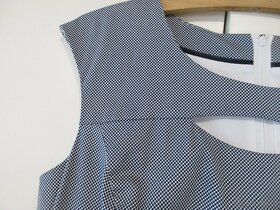 Pouzdrové puntíkaté šaty Orsay - 4