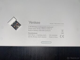 Yenkee YKB 2000 CSWE Klávesnice - 4