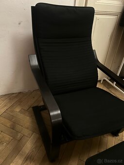 IKEA Poang křeslo s podnožkou - 4