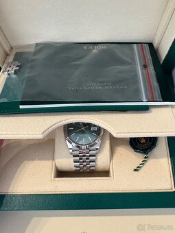 Rolex datejust 36 mint green - 4