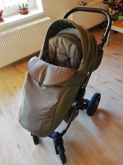 Kočárek tudore traper olive gold - 4