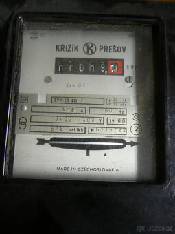 Staré elektroměry, součtové hodiny, spínací hodiny - 4