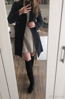 Elegantní vlněný kabát Warehouse - 4