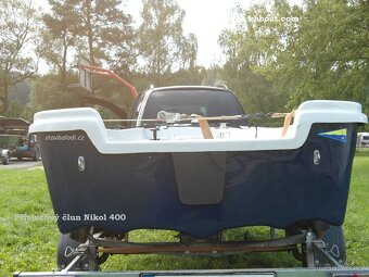 Přívlačový rybářský člun, loď, veslice - 4