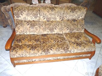 rozkládací látková sedací souprava 3+1+1 - 4