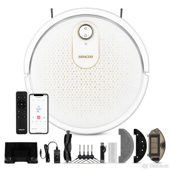 Prodám nový robotický vysavač Sencor SRV 4550WH - 4