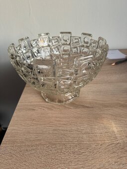 Masivní sklěněná mísa - 4