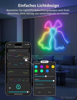 Neonový LED pásek Lepro AI N1 - 6m - 4