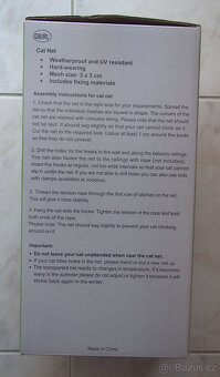 Pro kočičky: síť na lodžii, sloupek sisal, hřebeny, nůžky... - 4