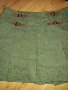 Vlněná zelená sukně Timeout vel.36 - 4
