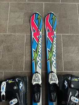 Lyže Nordica 130 cm + lyžáky Nordica 38-39 - 4