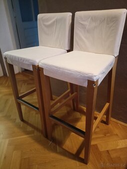2x barové židle IKEA Henriksdal - 4