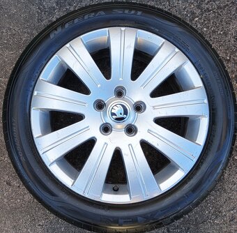Originál disky Škoda Superb II 5x112 R17 Flash - 4
