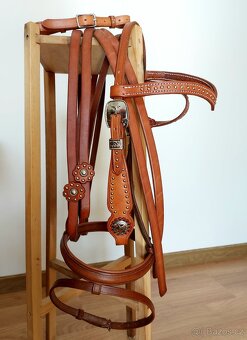 Zdobená uzdečka Tom Zajac- komplet - 4