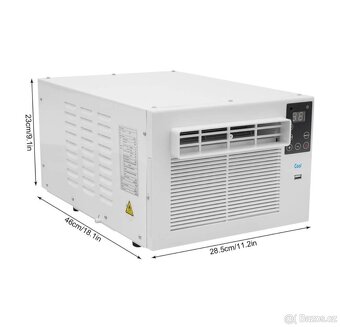 Kompaktní přenosná klimatizace, 750 W, 80m³/h, AC 220 - 4