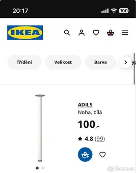 REZERVACE Stůl IKEA pracovní - 4