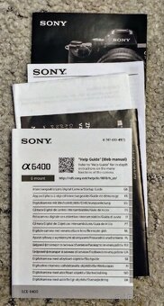 Bezzrcadlovka Sony A6400 s příslušenstvím - 4