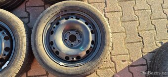 Plechové disky Škoda Fabia 2 5x100 6x15 ET43 195/55r15 letní - 4