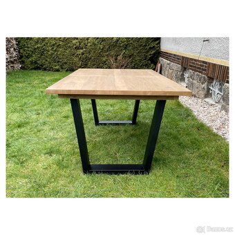 Masivní rozkládací jídelní stůl - Livingstone 160 cm - 4