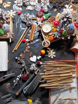 Vánoční svícen na čajovou svíčku - 4