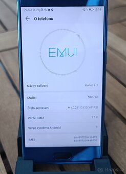 Mobilní telefon HONOR 9, 4GB RAM, 64GB, Dual SIM, Android 9 - 4