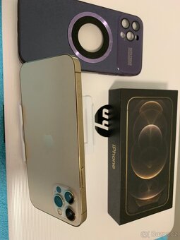 Apple iPhone 12pro 128gb gold. top stav - 4