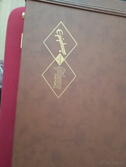 Prodám levorukou  Epiphone Flying V Korina - 4