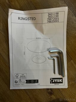 Kulatý jídelní stůl RINGSTED - 4