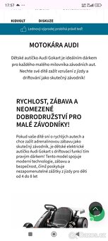 Drift elektrická motokára od 4 let - 4