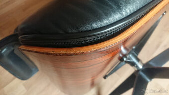 Lehátko Rosewood kůže černá Eames - 4