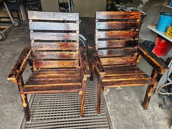 Nové opalované křesla - ruční výroba - 4