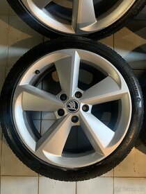 Alu kola Škoda R18 5X112 LETNÍ PNEU 225/40 R18 - 4