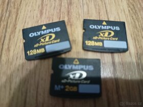 Prodám olympus c 170 a 3 XD karty. nabijecku baterii - 4