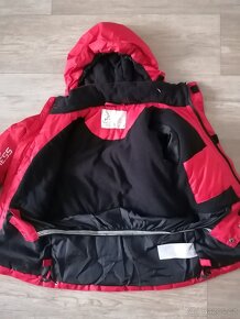 Zimní dětská bunda vel. 116/122 (červená,) a 128/134 (modrá) - 4
