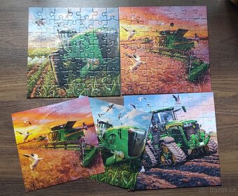 4x dětské puzzle Ravensburger, Hape, Trefl (Tlapková patrola - 4