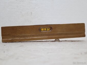 15cm Mini retro dřevěná vodováha / vodní váha - 4