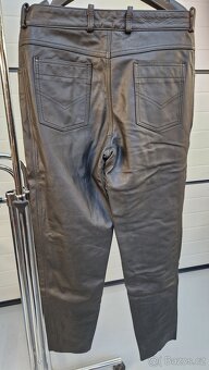 Kožené kalhoty 2XL nové - 4