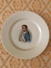 Starožitný set porcelánových talířů Napoleon a Marie Louise - 4