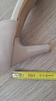 Béžové kožené střevíčky vel.42 - 4
